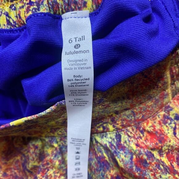 NWT Rare Lululemon Seawheeze 2019 hotty hot short 6 TALL - Picture 4 of 6